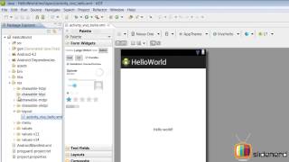 8 Hello World Android Example Explained Part 4  Android Tutorial for Beginners HD