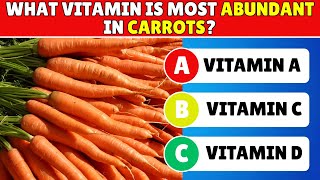 Food and Nutrition Trivia Quiz #2💪- Test Your Knowledge in 5 Seconds