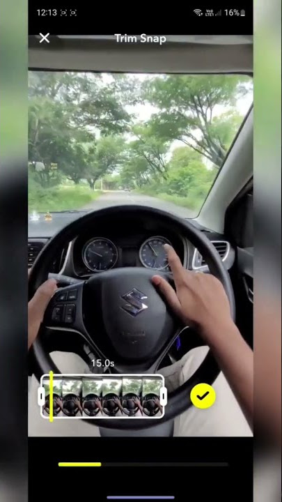 Send any Video from Gallery as a Snap.