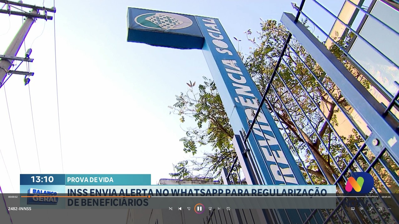 INSS envia alerta pelo WhatsApp para regularização de benefícios