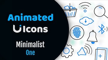 Animated Icons - Minimalist One - UI Icons Pack for DoozyUI - Unity