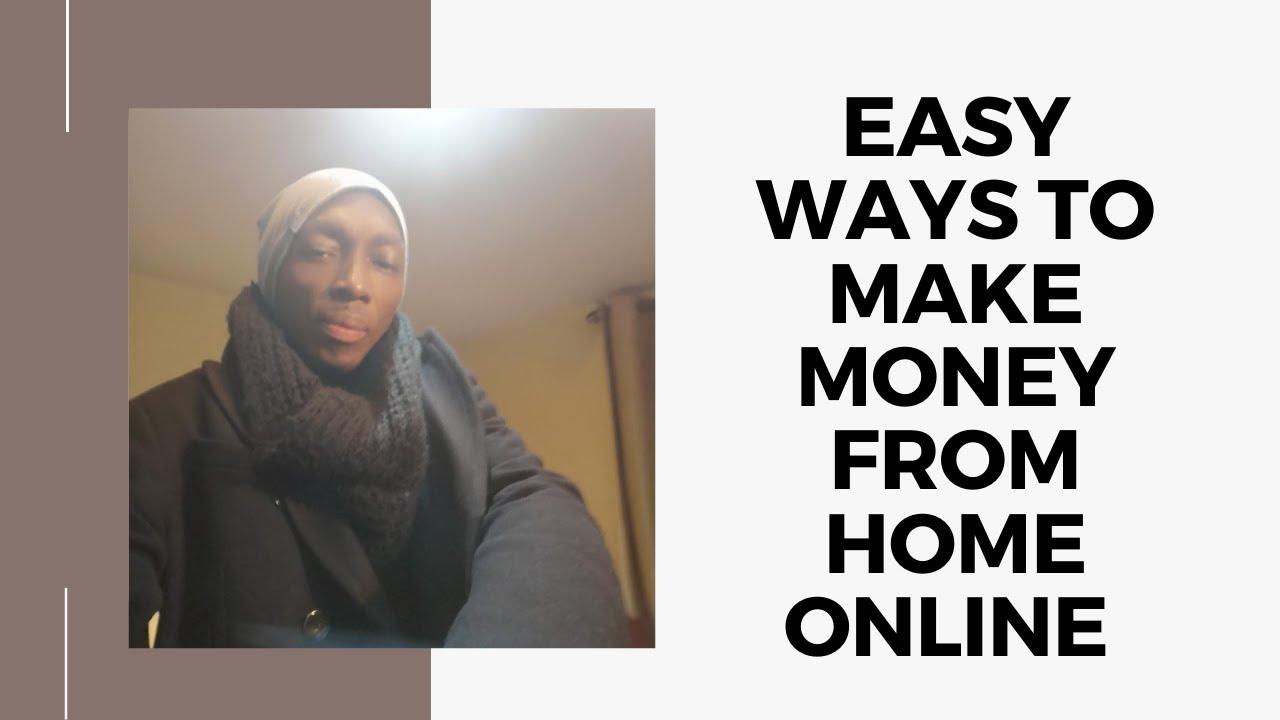Easy Ways To Make Money From Home Online - YouTube