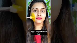 How To Remove Facial Hair At Home Remedy 