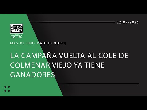 La campa&ntilde;a Vuelta al Cole de Colmenar Viejo ya tiene ganadores