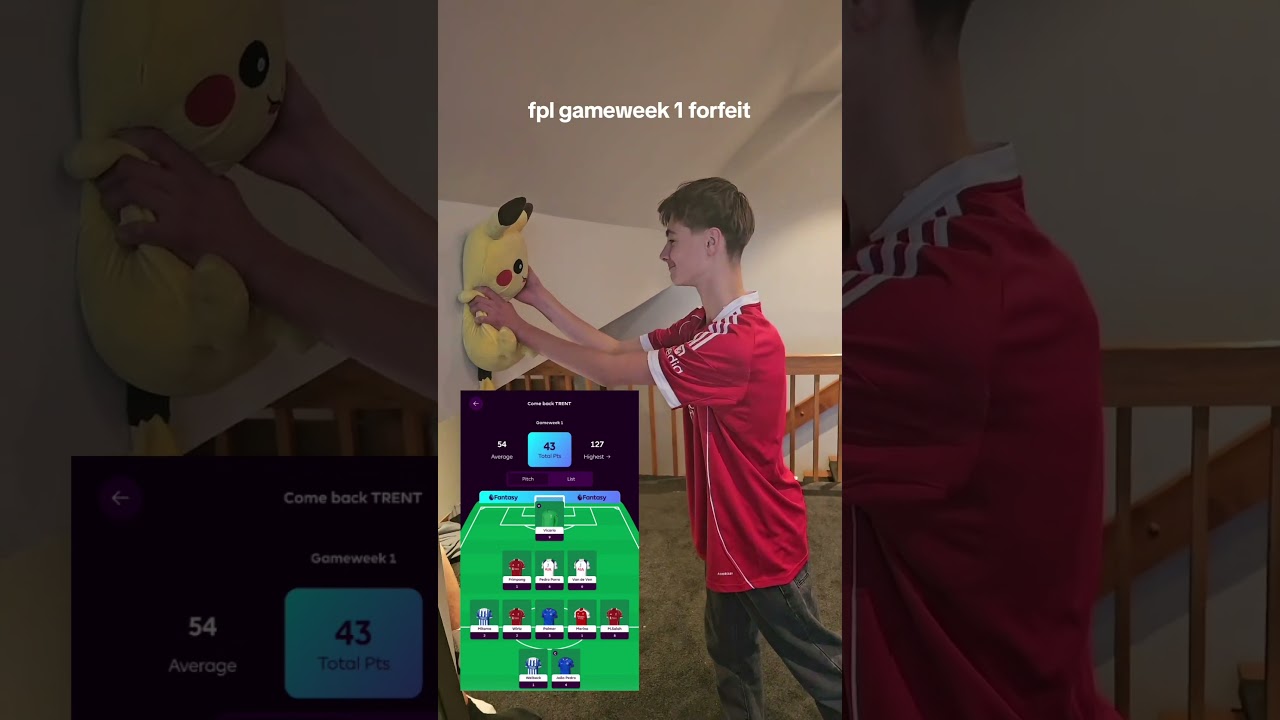 Gameweek 1 FPL Forfeit.