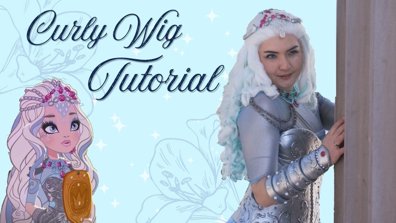 Bouncy Curly WIG TUTORIAL - Ever After High Wigs