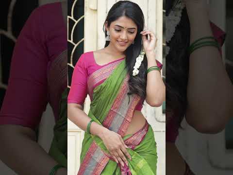 Eesha Rebba giving us festive vibes for Dussehra | Eesha Rebba looking gorgeous in saree photoshoot