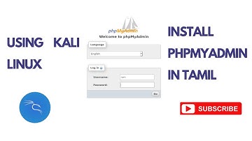 install phpmyadmin in kali Linux in tamil