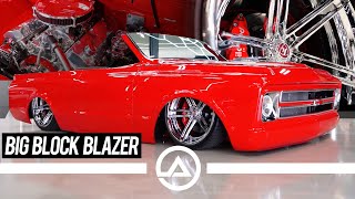 Insane Convertible Chevy Blazer On Air Suspension With A Big Block Engine!!