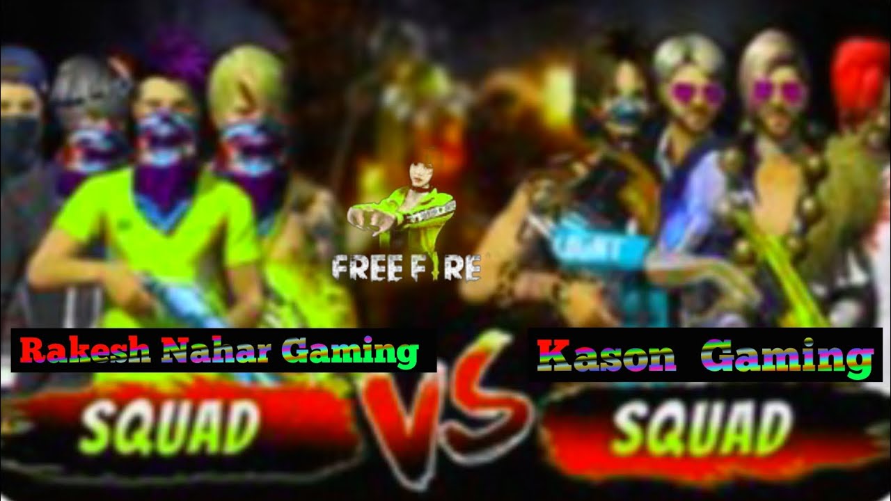 🔥Squad 🔥 vs 🔥Squad Free Fire CS Ranked || Rakesh Nahar  Gaming & Kason Gaming 🔥