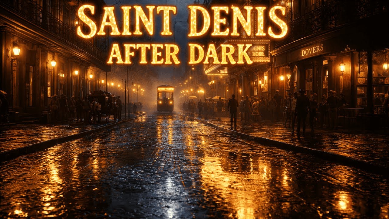RDR2 | Saint Denis at Night: A Cinematic Masterpiece (4K)
