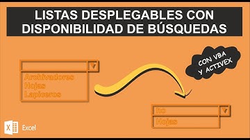 Listas Desplegables con Búsqueda (Macros y ActiveX)