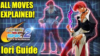 Learn Iori FAST! CvS2 Complete Moveset & Tech Tutorial