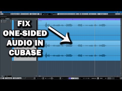 How to Fix One-Sided Audio and Copy Left Channel to Right Channel (or Right to Left) in Cubase