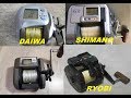 Японские мультипликаторные катушки SHIMANO, DAIWA, RYOBI.  Распаковка.
