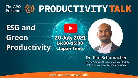 ESG and Green Productivity