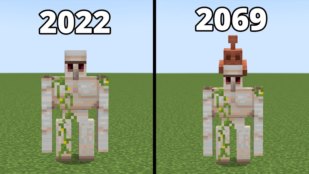 minecraft textures now vs 2069