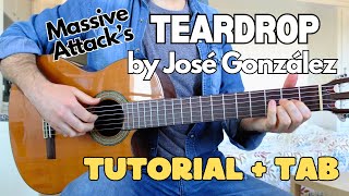 Teardrop (Massive Attack) - José González - Guitar Tutorial + Tablature