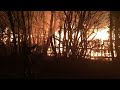 Ref:RRHP_42DByo Ceaux-en-couh�. un b�timent agricole enti�rement d�truit par le feu