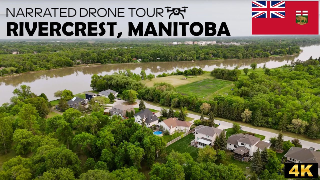 🌊 Rivercrest, Manitoba 🏡 4K Drone