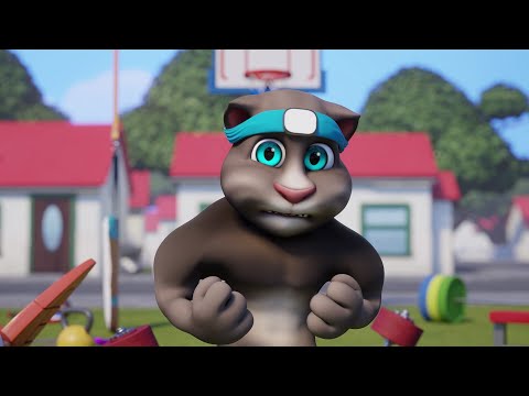 Super Strong 💪 NEW CARTOON 💪 Talking Tom Shorts (S2 Episode 5)