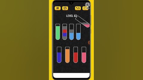 water sort puzzle level 63 walkthrough Android gameplay