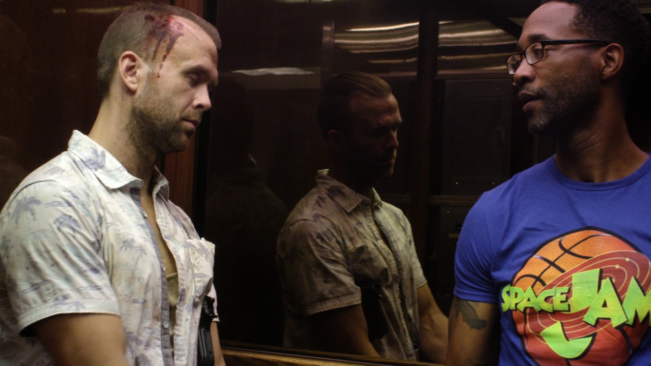 "Roy" Elevator scene: Xmas Edition