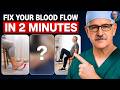 Poor Leg Circulation? Do These 5 Exercises While Sitting | Senior Health