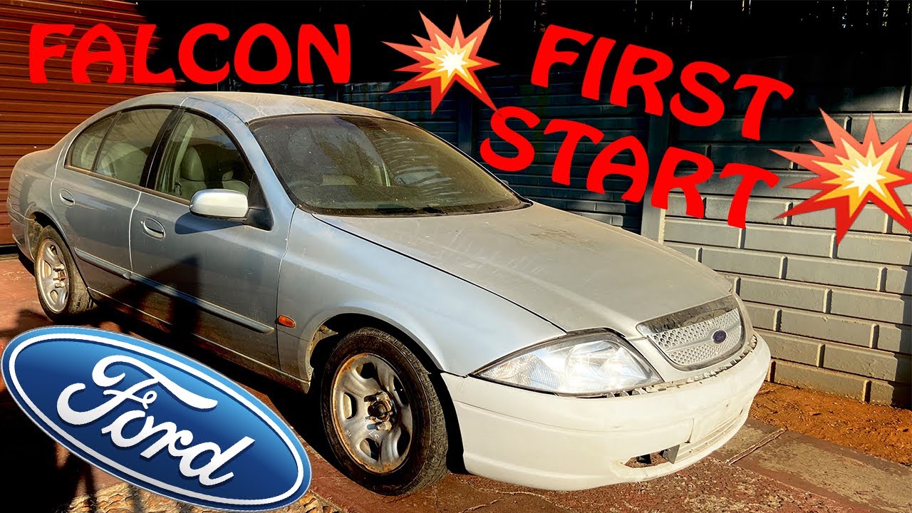 AU Falcon First Start In YEARS! HUGE Backfire💥EXPLODED💥 Exhaust & More