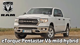 2024 RAM 1500 3,6 liter eTorque Pentastar V6 mild-hybrid for europe