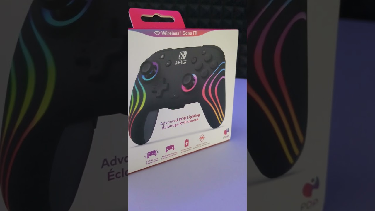 EL MEJOR MANDO INALAMBRICO PARA... Nintendo Switch / PDP Official Afterglow Wave Wireless Controller