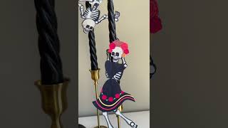 I’m turning simple paper skeletons into the perfect Halloween decoration idea 💀✨