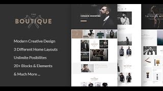 Installing Boutique WordPress Theme and Plugins