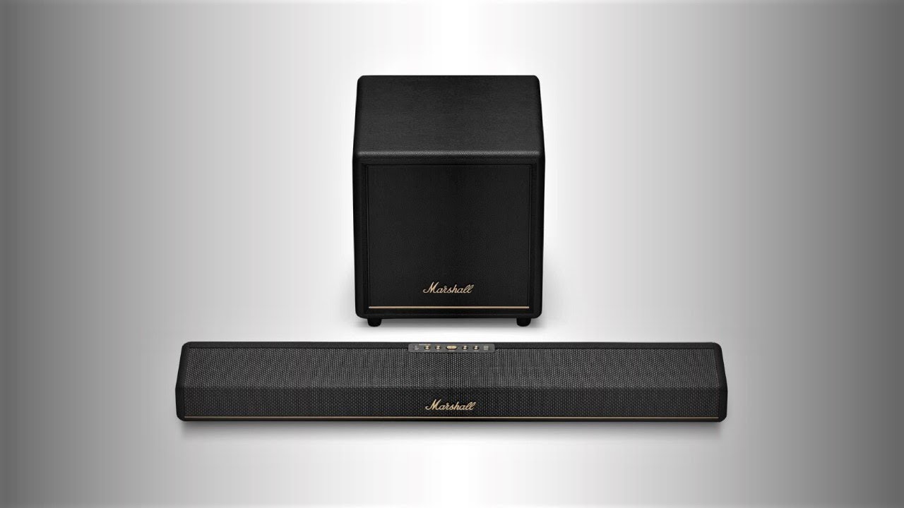 Marshall Heston 60 soundbar and Sub 200 — Cinematic Dolby Atmos and DTS:X Sound into your room!