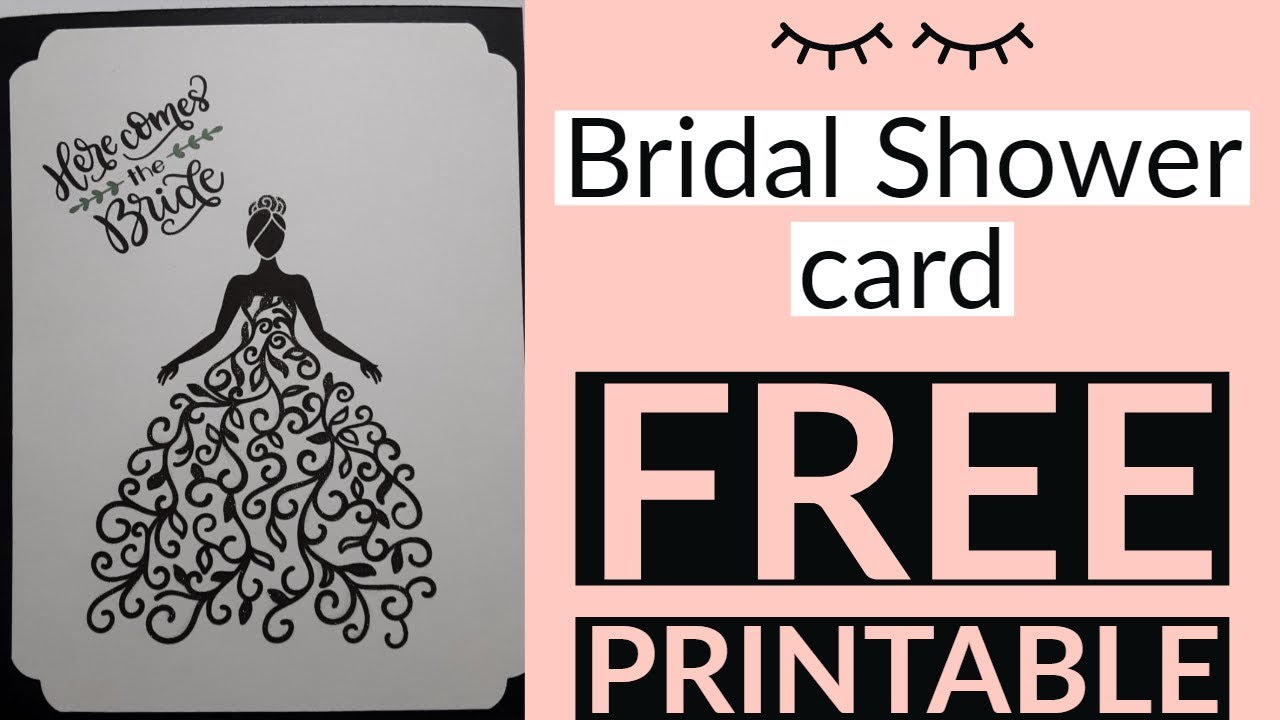 Free Printable Bridal Shower Cards For The Bride To Be