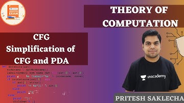 CFG | Simplification of CFG and PDA | Theory of Computation | Pritesh Saklecha