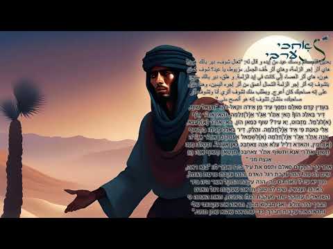 בדואי במדבר סיפור בערבית מדוברת ערבית מדוברת אחכי ערבי ללמוד ערבית רועי סראג גולן ערבית 