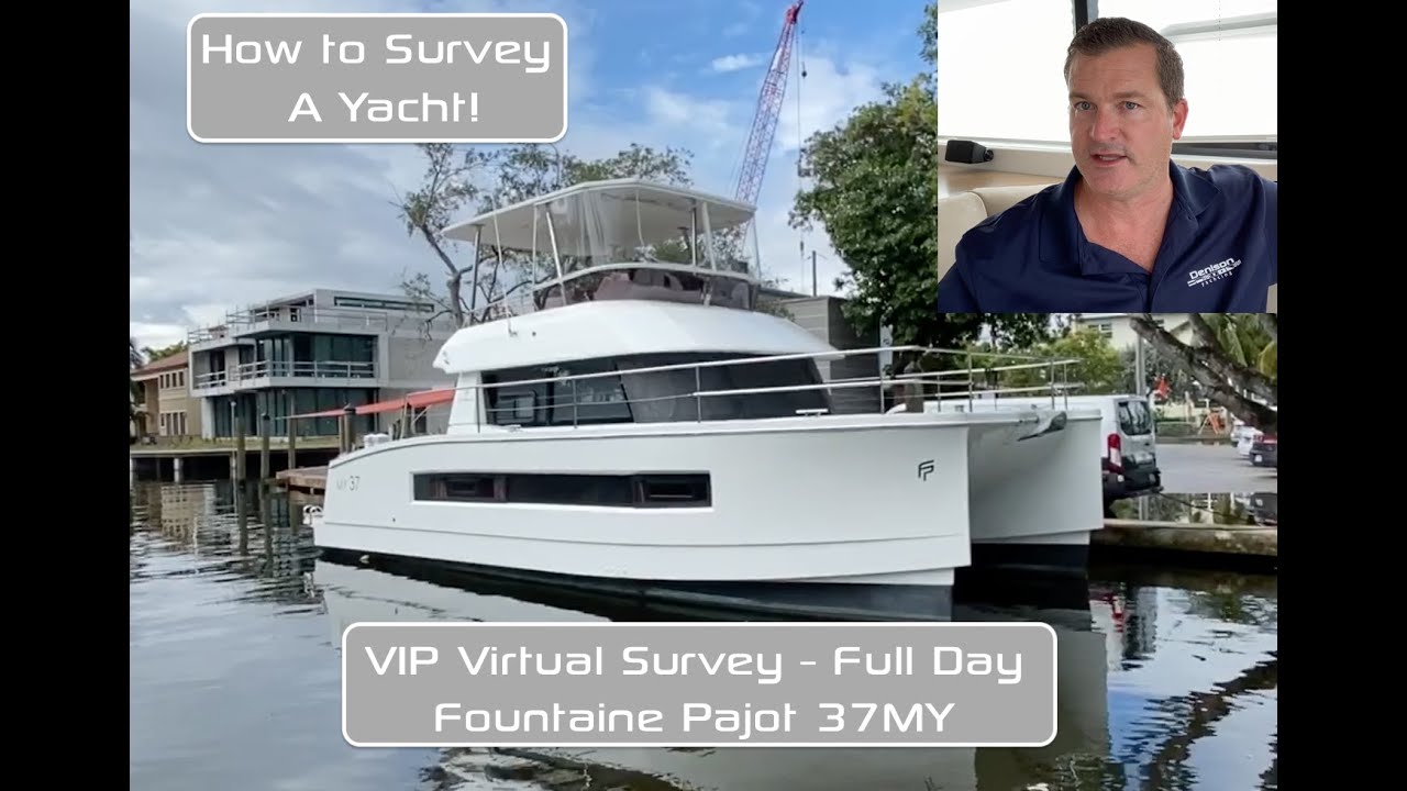 Как осмотреть лодку: виртуальный VIP-день осмотра Fountaine Pajot MY37. Подробнее: YachtSpecsDire...