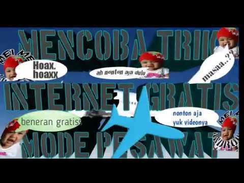 Hasilnya Begini ya Internetan Gratis Mode Pesawat[airplane mode] #1