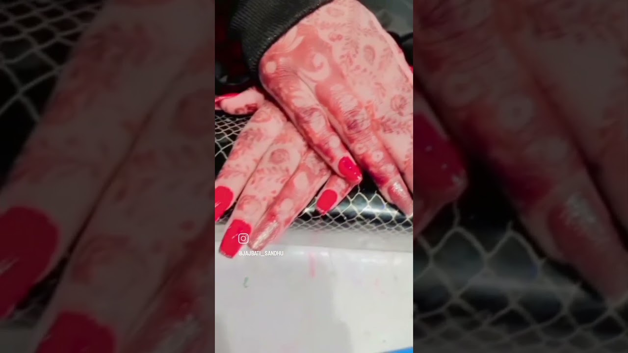 Nail extension done at the glow hub saloon faridkot 💅