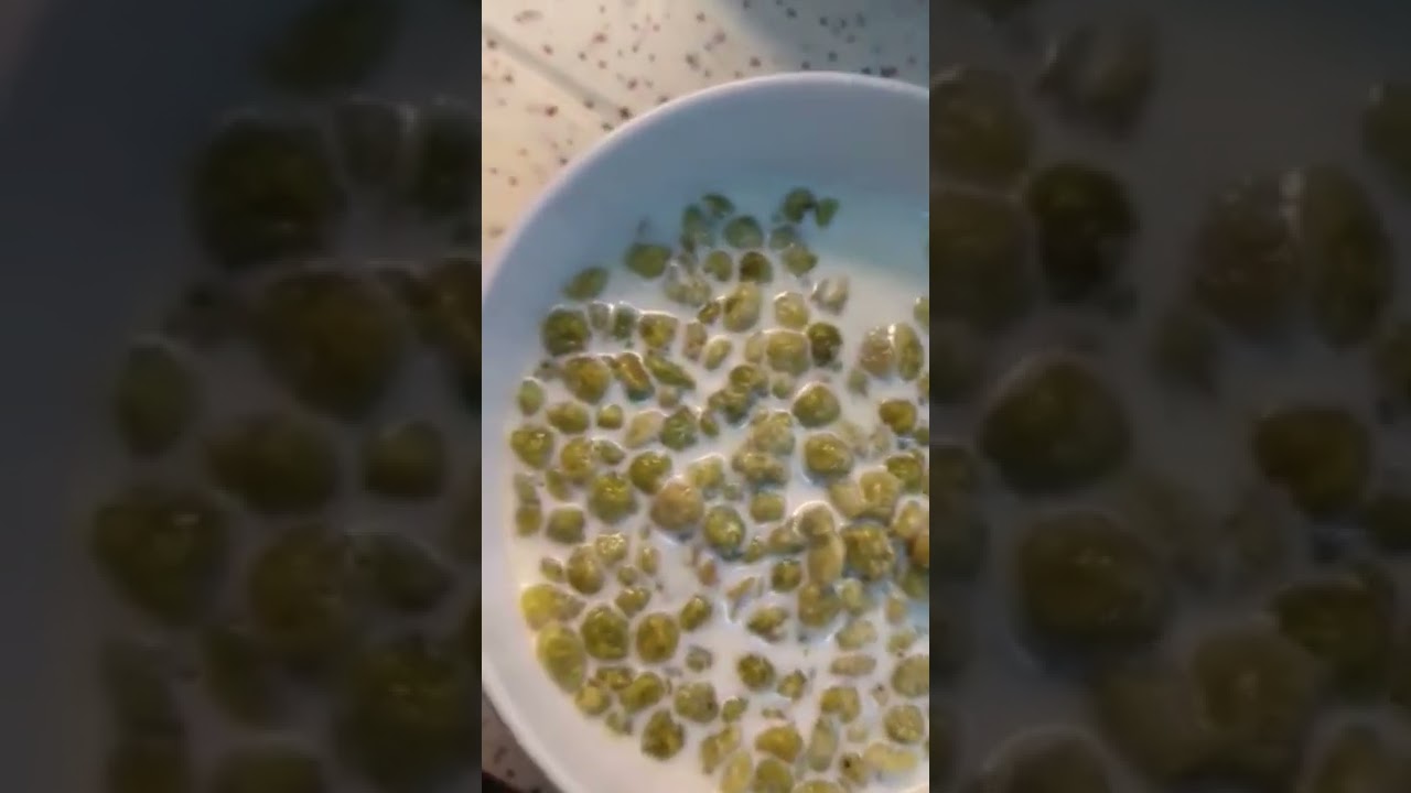 Vegetables cereal with fresh milk 