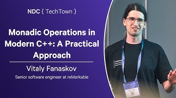 Monadic Operations in Modern C++: A Practical Approach - Vitaly Fanaskov - NDC TechTown 2024