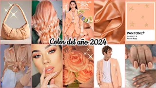 COLOR DEL AÑO 2024 - Tendencias en color que marcarán este 2024 (Peach fuzz) color of the year