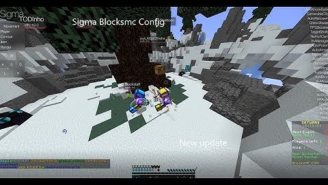 New Sigma Config update DESTROYS Blocksmc | Blocksmc hacking with Sigma + Free Config Download