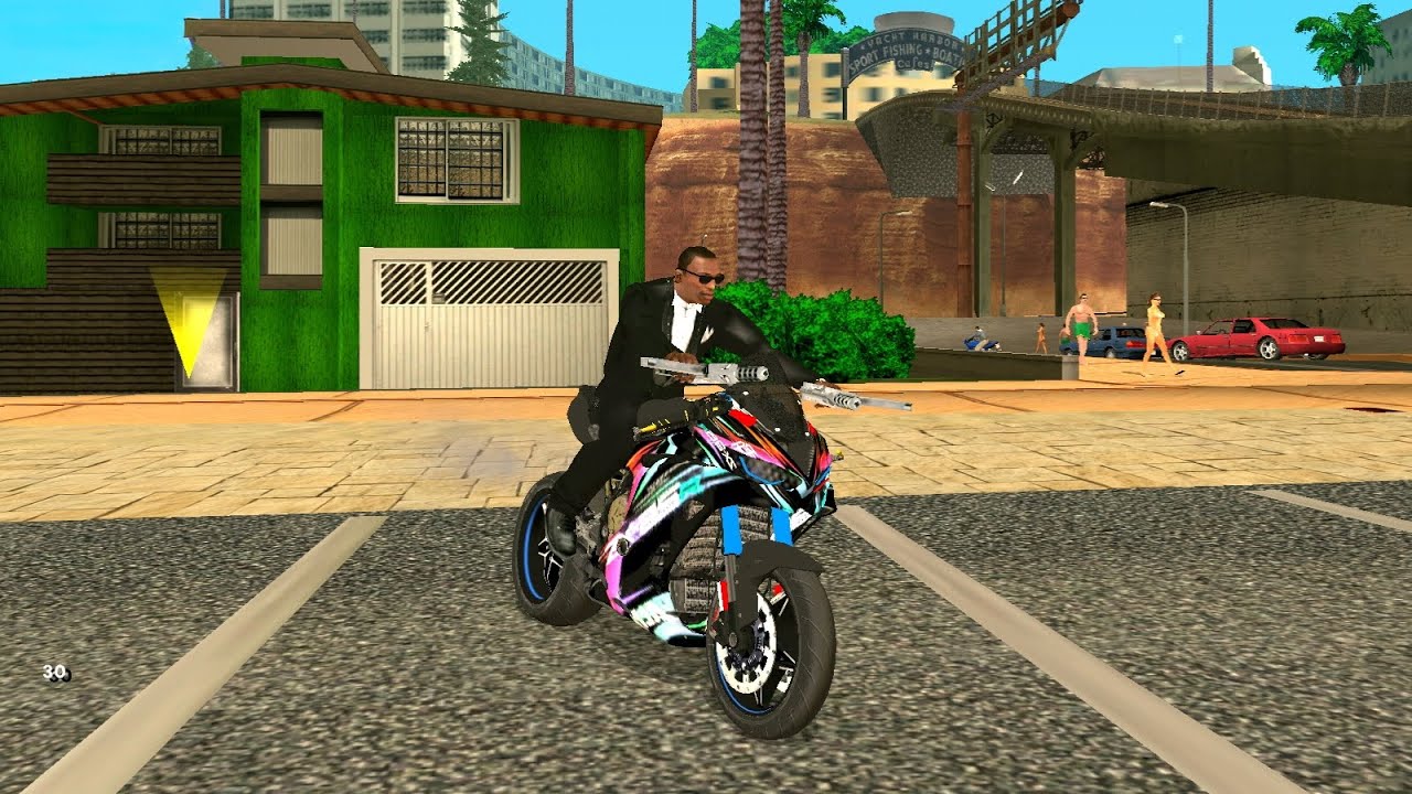 kawasaki Ninja ZX25R (DFF+IMG) GTA SA ANDROID E PC 