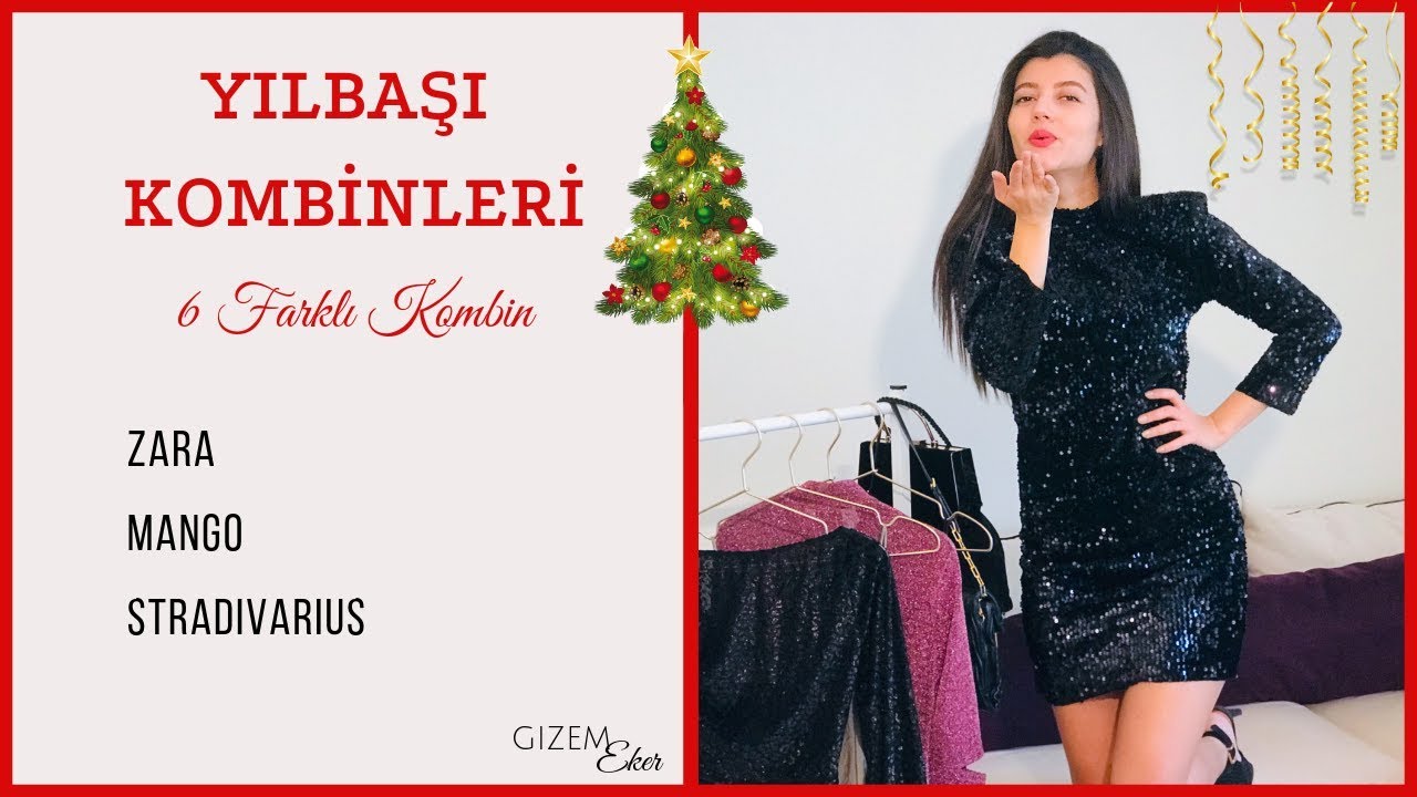 ⁣DENEMELİ YILBAŞI KOMBİNLERİ🎄 | Zara, Mango, Stradivarius