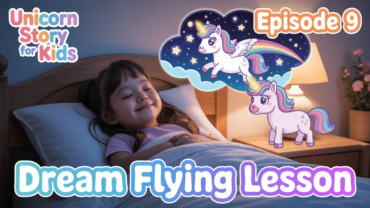“Unicorn Story for Kids 🌈🦄 | Episode 9: Dream Flying Lesson | Baby Tube Bedtime Magic