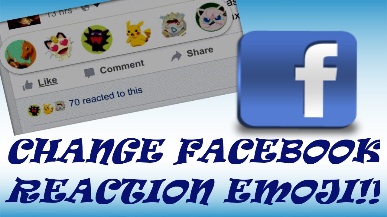 How to change Facebook Reaction Emoji!! - YouTube