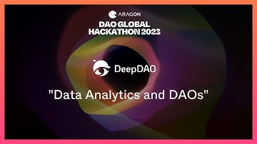 DeepDAO - Data Analytics and DAOs