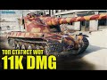 ТОП статист ломает кабины 11к урона ✅ World of Tanks AMX 50 B лучший бой